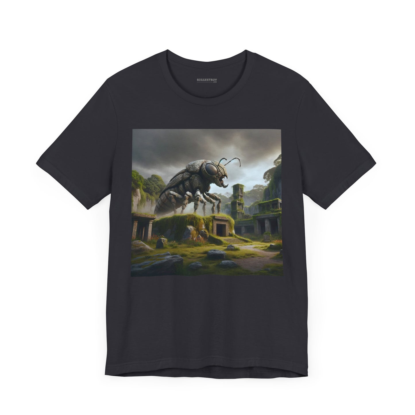 Tシャツ | ユニセックス | ジャージーTシャツ | 半袖 | 異形変異 | 巨大甲虫 | 緑