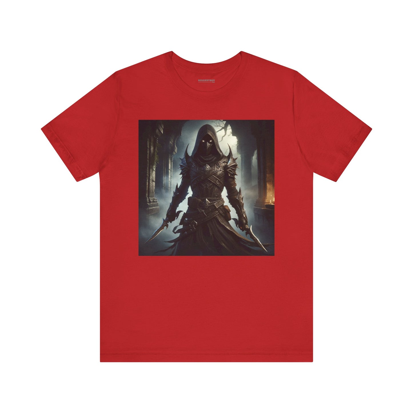 เสื้อยืด | ยูนิเซ็กส์ | เสื้อยืดเจอร์ซีย์ | แขนสั้น | จอมนักฆ่าเงามืด | นักล่าวิญญาณ