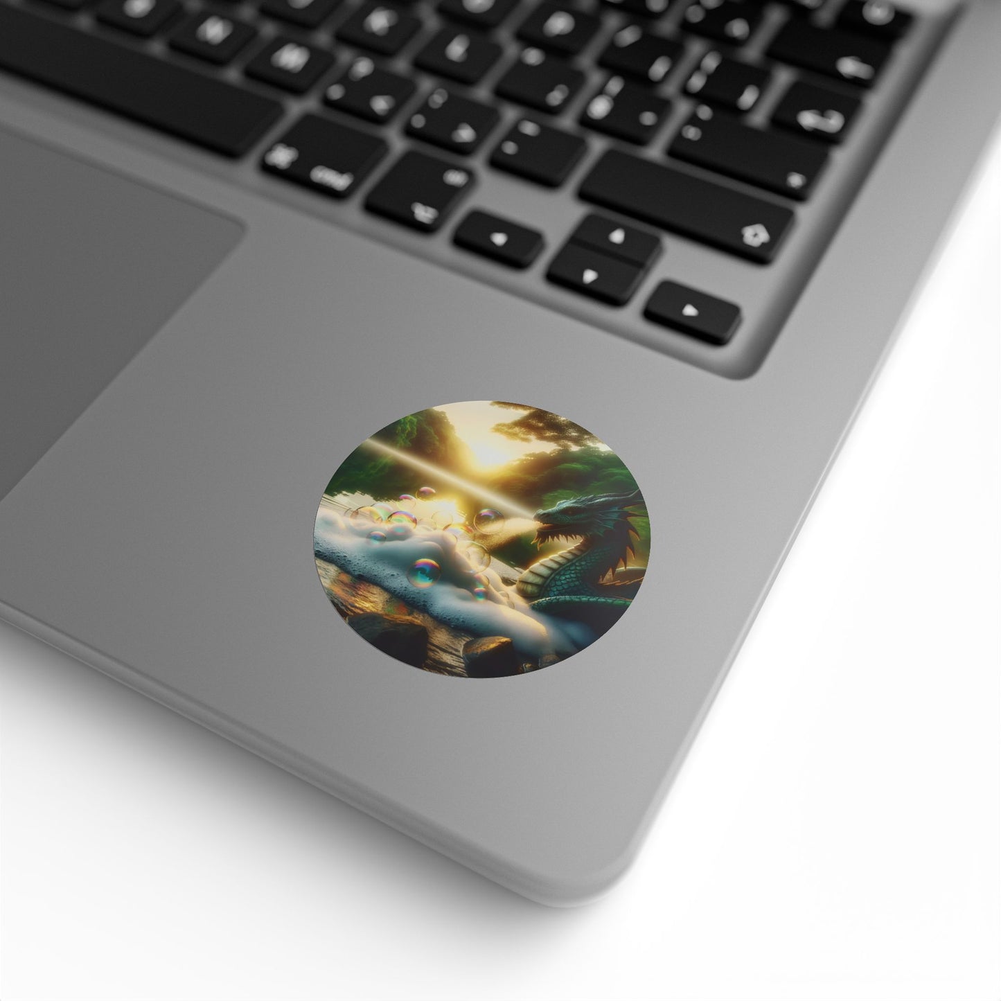 Rolka etykiet samoprzylepnych | Okrągły | Fantasy Smocze | Mistyczna Istota