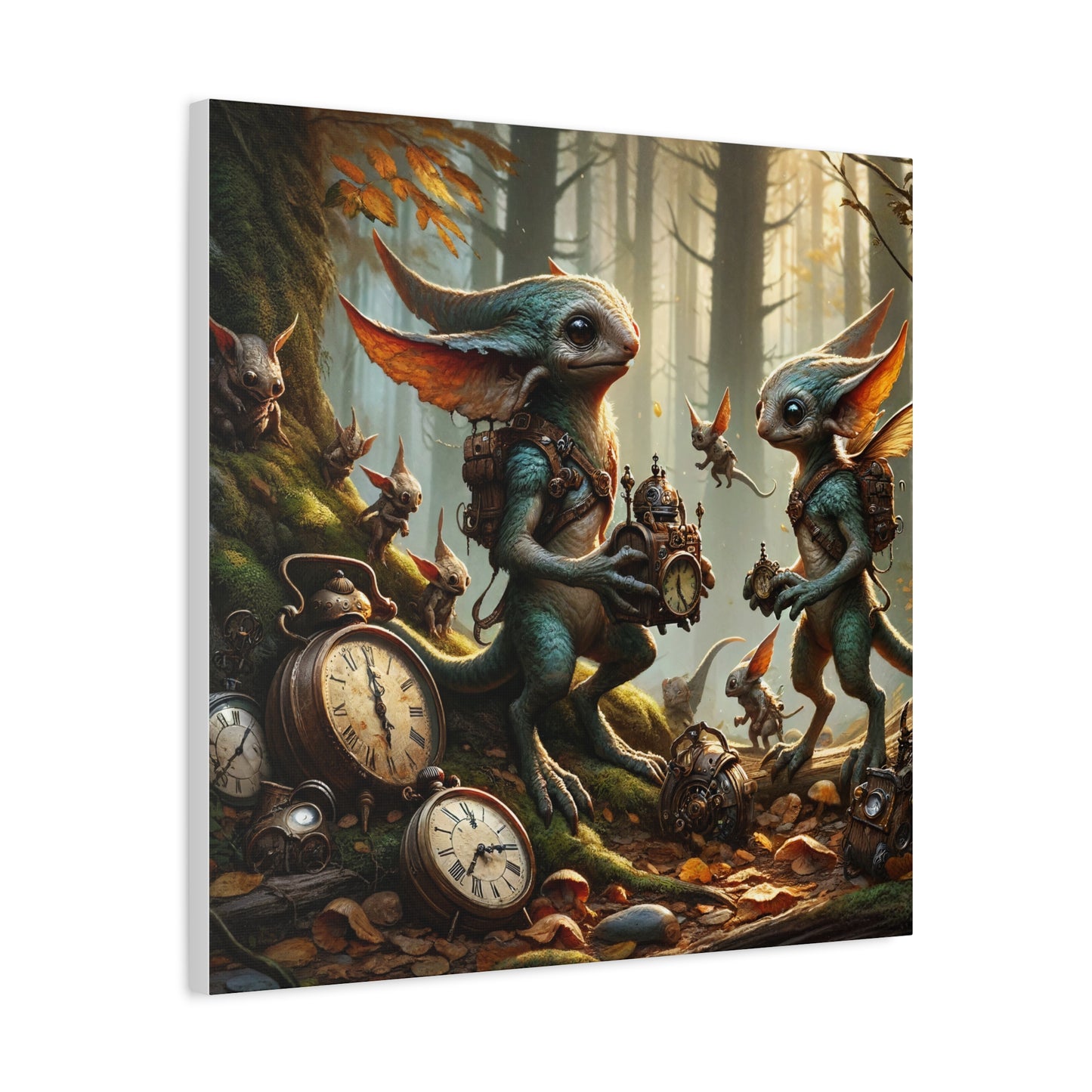 Canvas | Mat | Steampunk Feeën | Boswachters