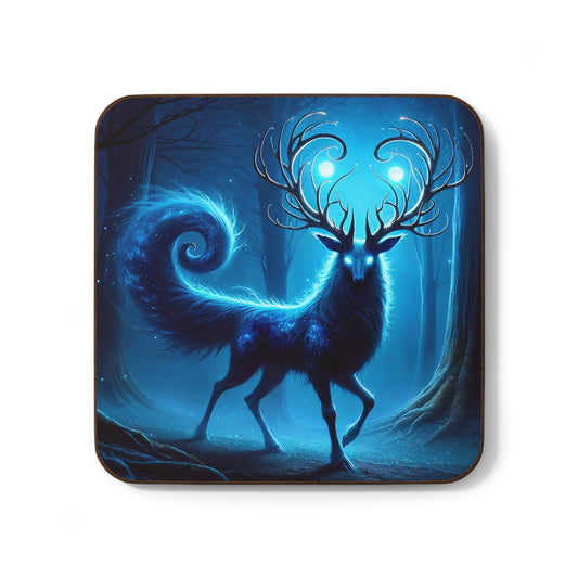 کوسٹر | گھنے فائبر بورڈ | جادوئی روح ہرن | نیلا وحشی