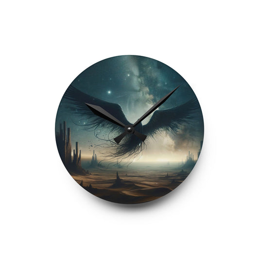 دیوار گھڑی | ایکریلک | گول یا مربع | کیہانی فینٹسی | کوزمک ریون