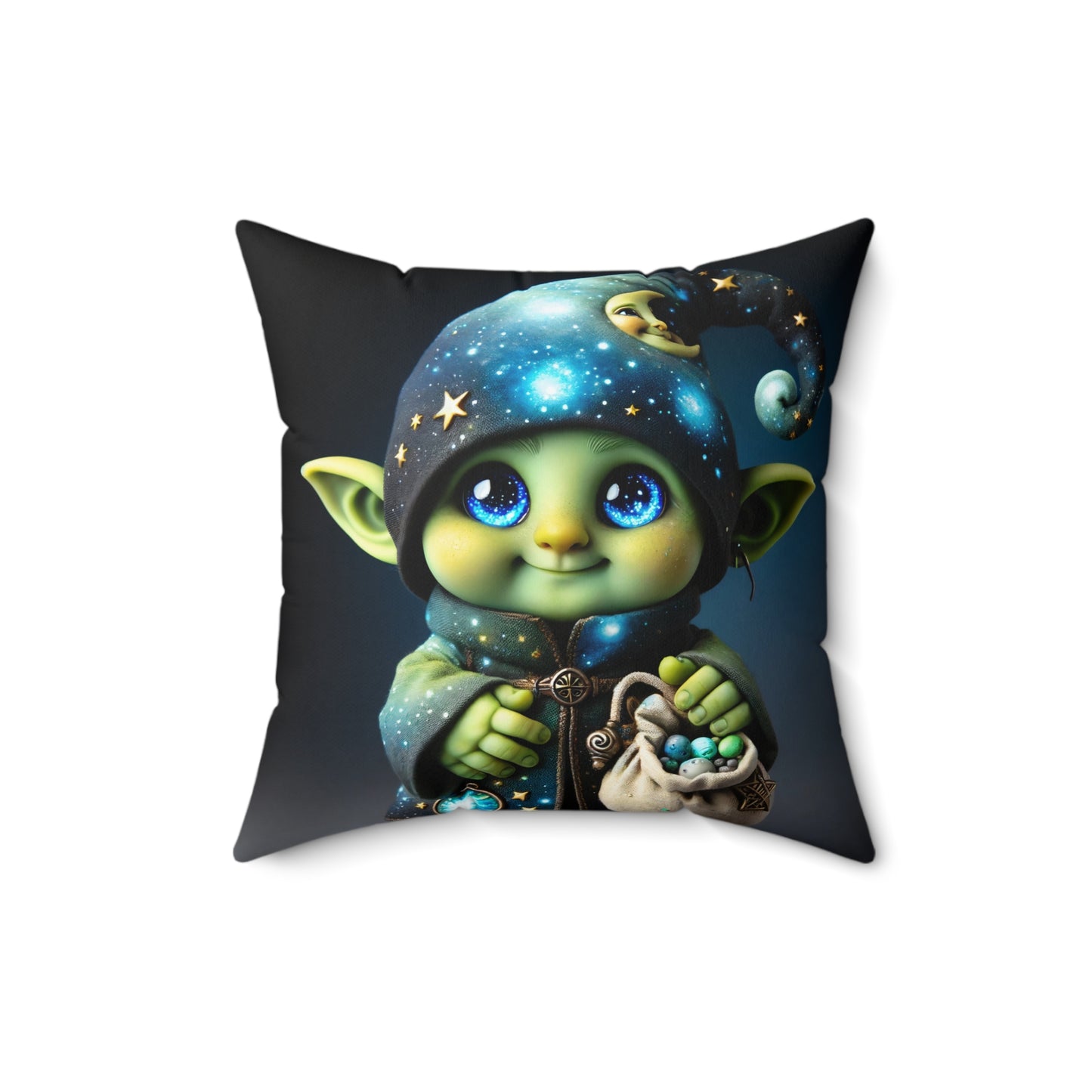 Pillow | Polyester | Square | Fantasy | Celestial Magic | Goblin