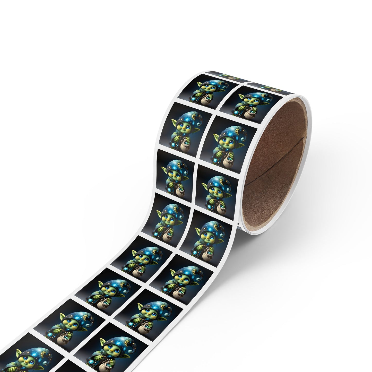 Klisteretikettrulle | Fyrkantig | Fantasy | Celestial Magi | Brownie
