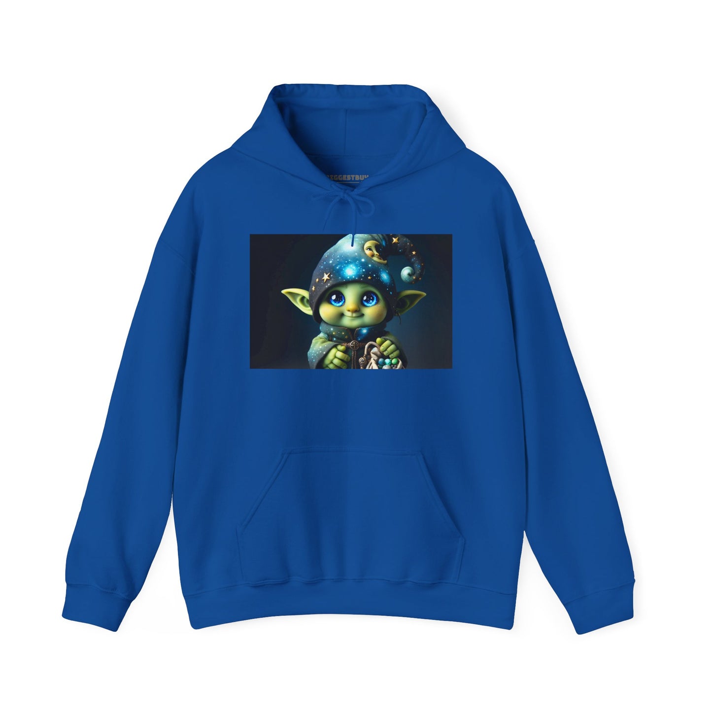 Hettegenser | Unisex | Hettegenser | Kraftig blanding | Fantasi | Skogsalv | Trollmann