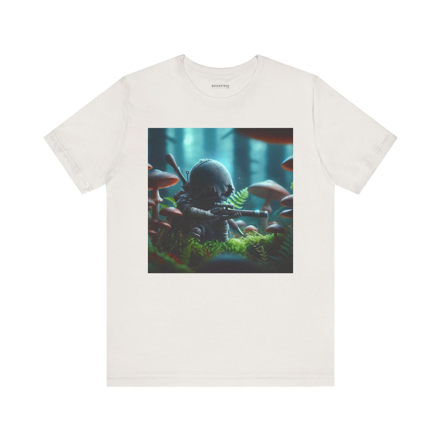 Tシャツ | ユニセックス | ジャージーTシャツ | 半袖 | バイオパンク | ミニチュア戦士 | 幻想的森