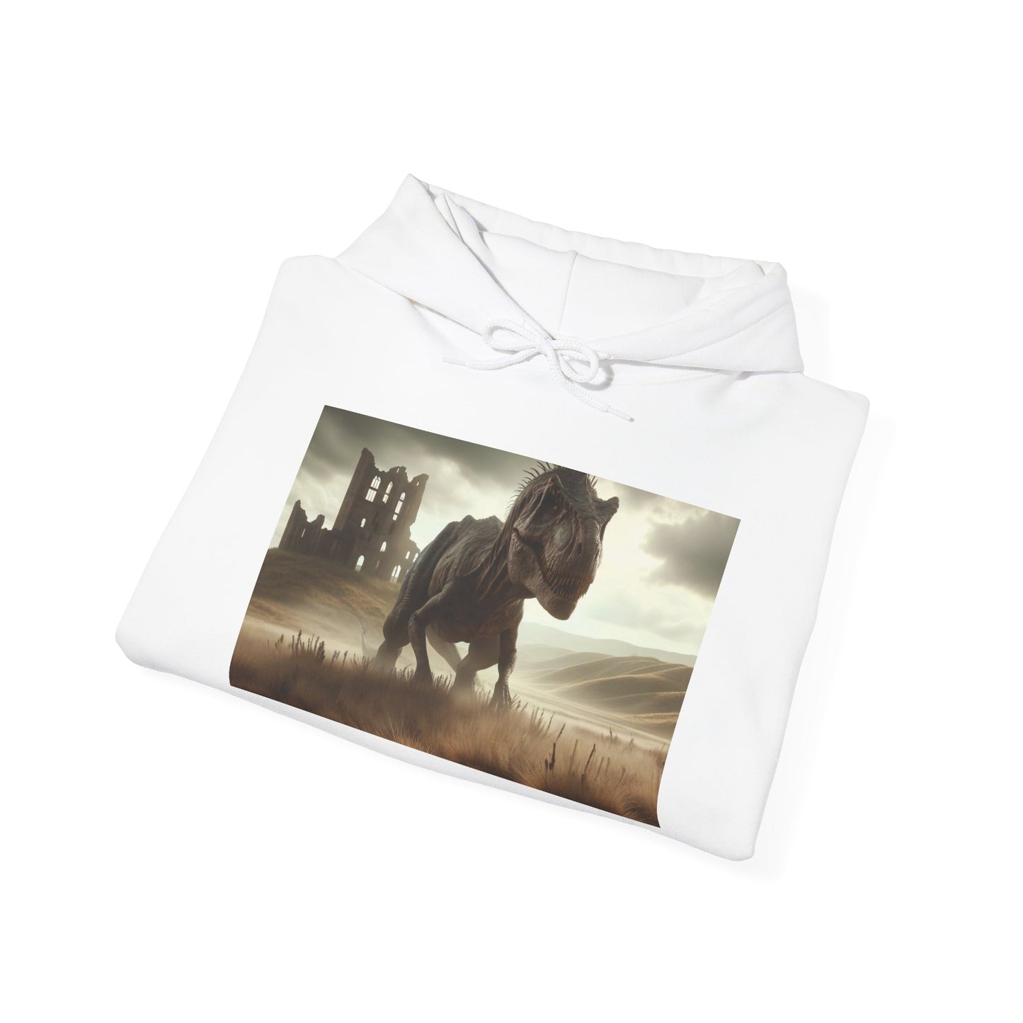 Felpa con cappuccio | Unisex | Felpa con cappuccio | Misto pesante | Paleofinzione | Dinosauri Preistorici | T-Rex