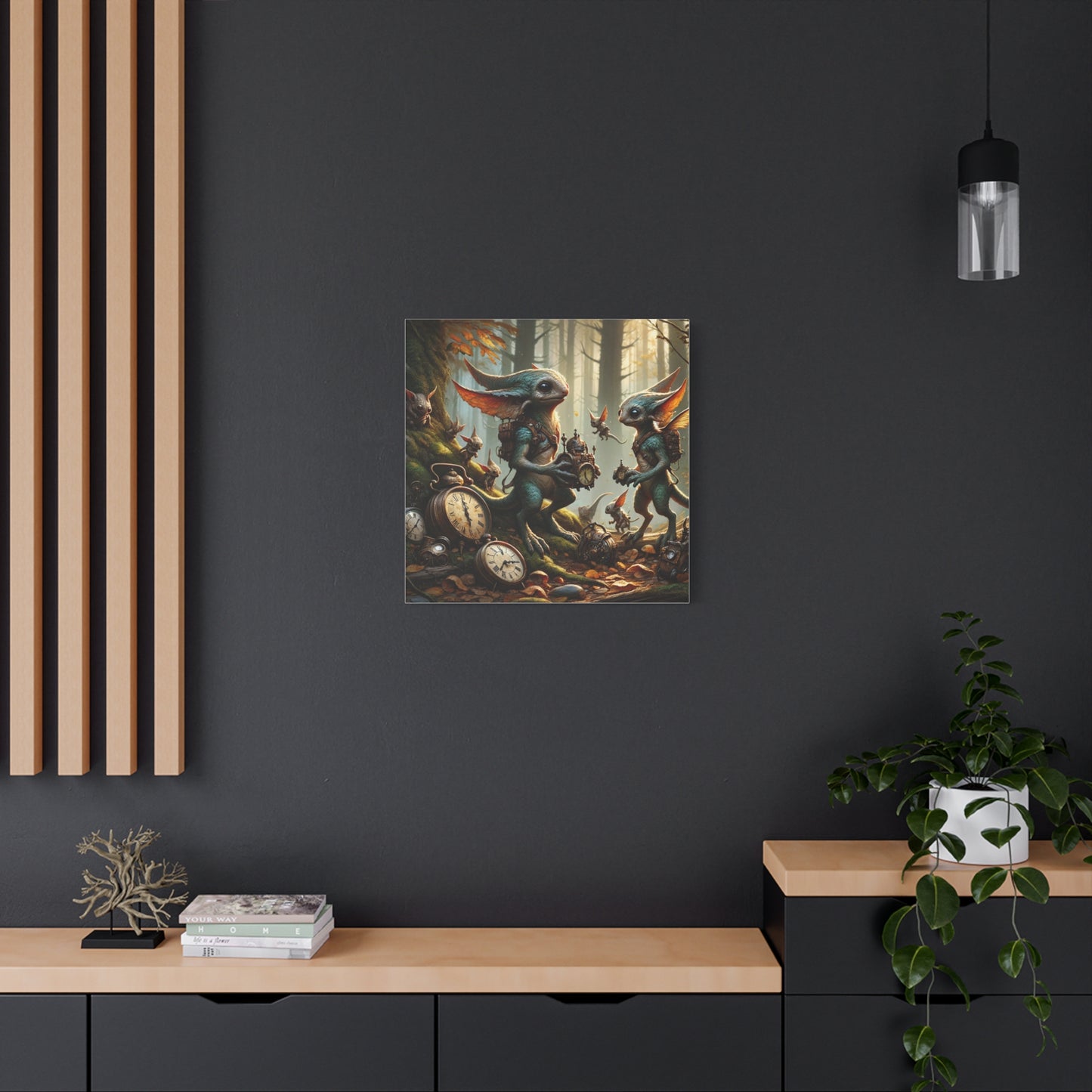Canvas | Mat | Steampunk Feeën | Boswachters