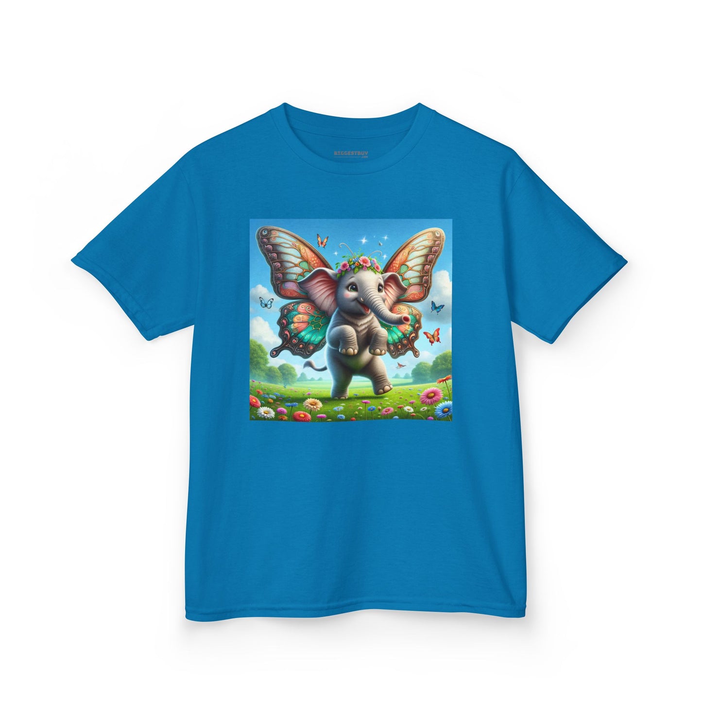 T-Shirt | Koszulka dziecięca | Ciężka bawełna | Baśniowa fauna | Airavata | Słonik