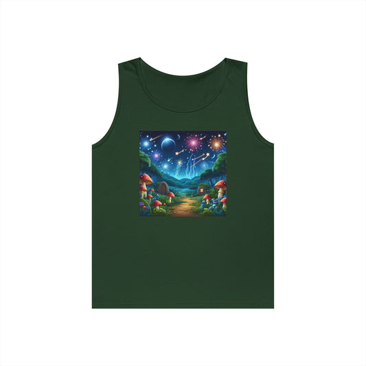 Tanktopp | Unisex | Kraftig bomull | Magisk realisme | Kosmisk eventyr