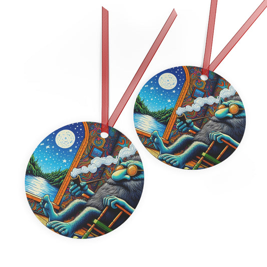 Ornament | Metall | Psychedelische Kunst | Traumreise | Wolf