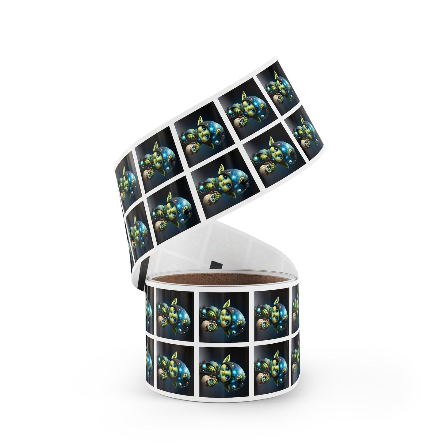 Klisteretikettrulle | Fyrkantig | Fantasy | Celestial Magi | Brownie