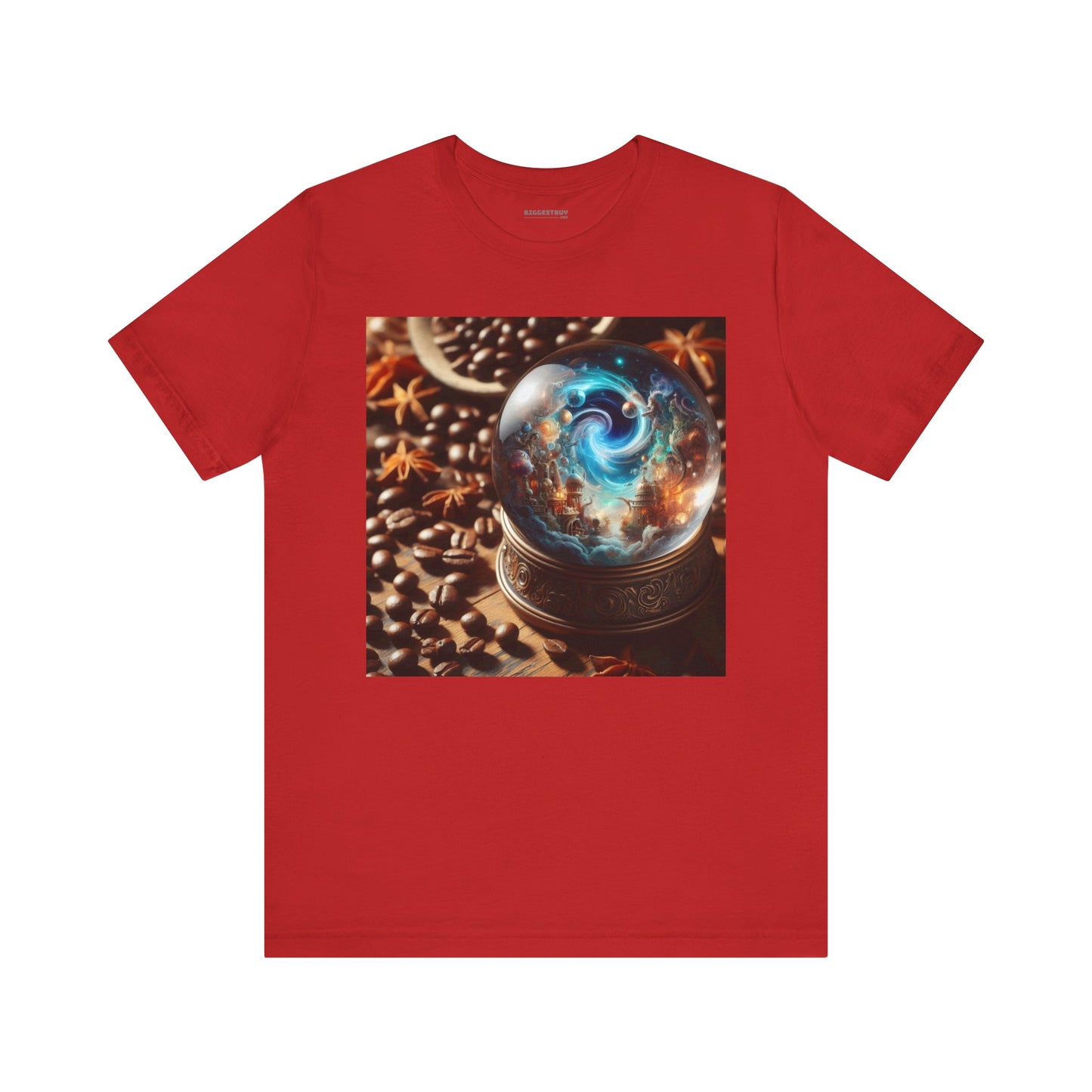 T-shirt | Unisex | Maglietta in jersey | Manica corta | Cosmologia Nordica | Globo Magico