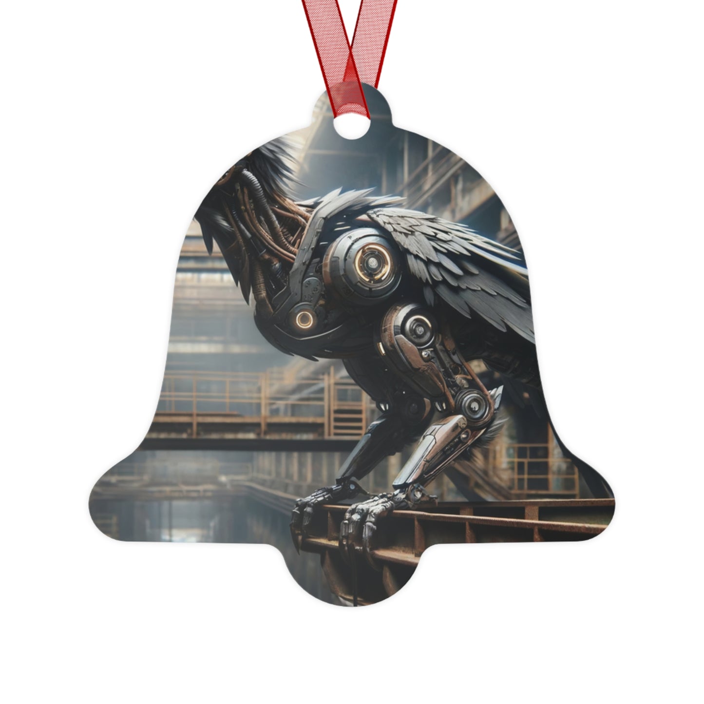 Ornament | Metaal | Steampunk | Klokwerk Mechanica | Raaf