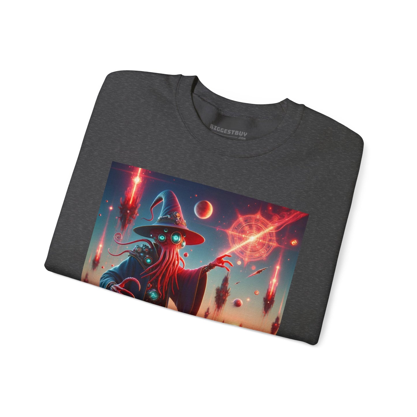 Genser | Unisex | Rund hals | Kraftig blanding | Kosmisk Skrekk | Illithid Trollmann