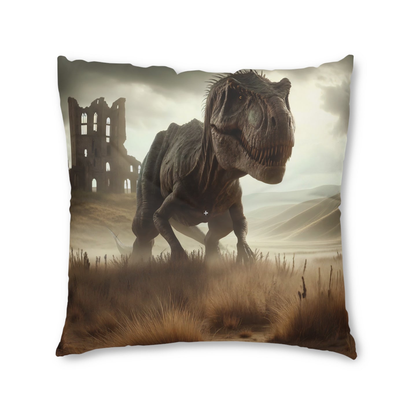 Cuscino | Cuscino da pavimento | Trapuntato | Quadrato | Paleofinzione | Dinosauri Preistorici | T-Rex