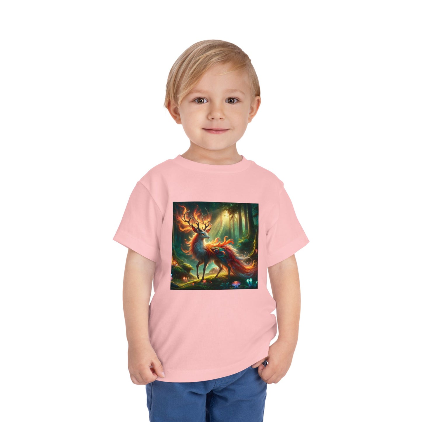 T-Shirt | Toddler Tee | Short Sleeve | Mystical Kirin | Forest Spirit Deer