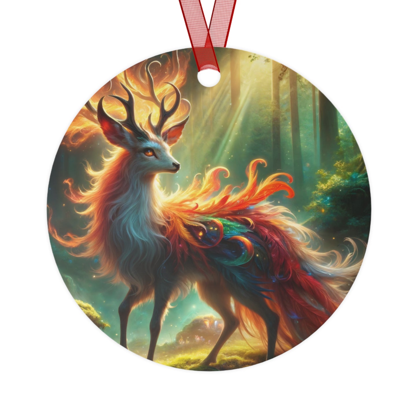 オーナメント | 金属 | 幻獣ファンタジー | 火の鹿
