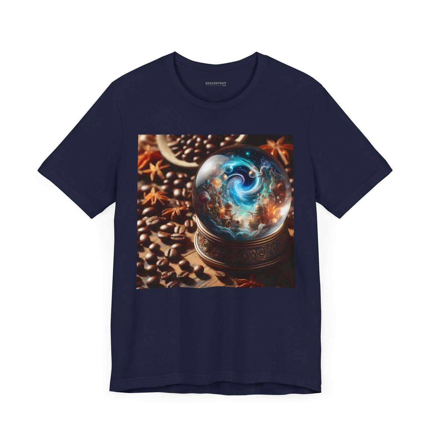 T-shirt | Unisex | Maglietta in jersey | Manica corta | Cosmologia Nordica | Globo Magico
