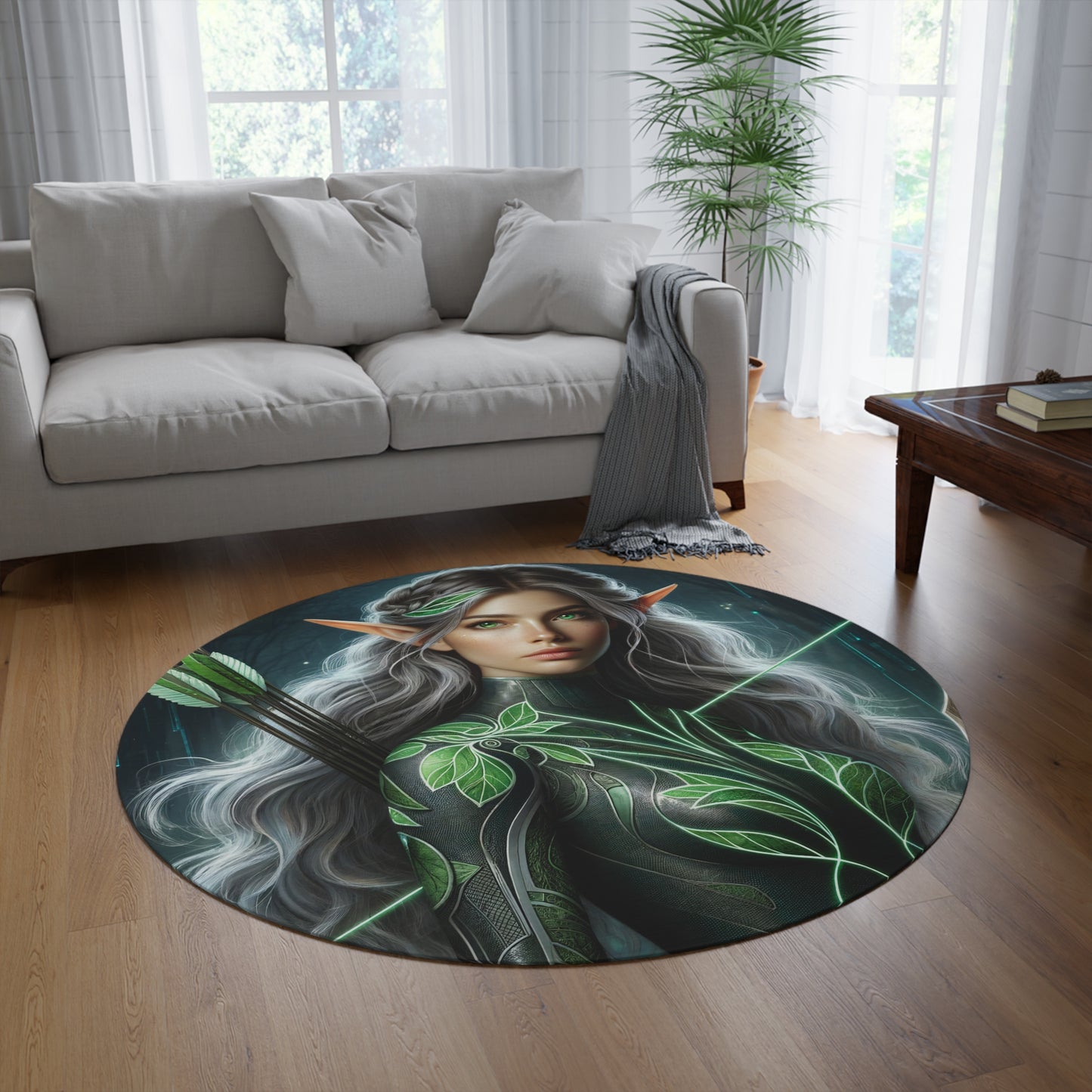 قالین | گول | جنگلی الف آرچر | فینٹسی آرٹ