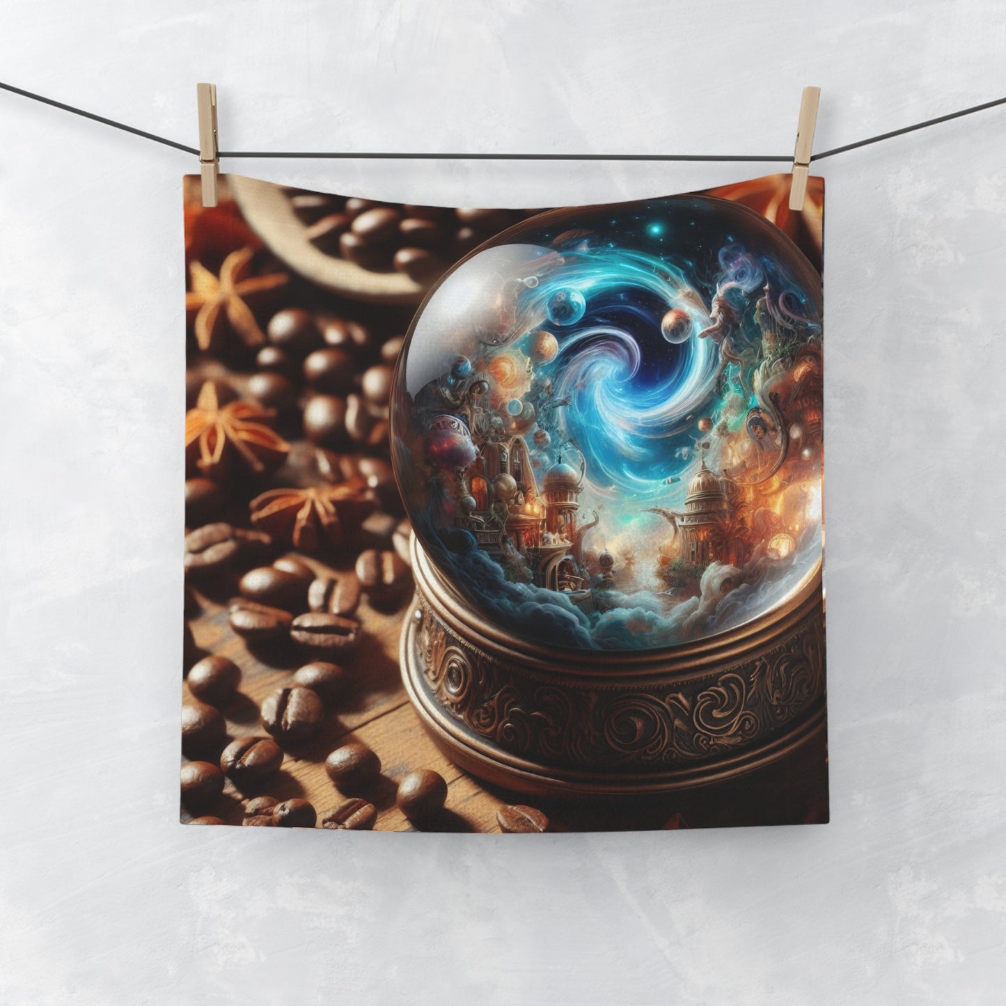 Handdoek | Washandje | Kosmisch Realisme | Sneeuwbol