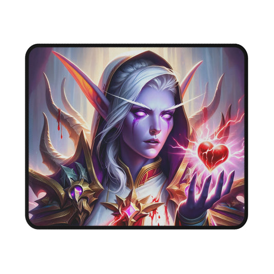 ماؤس پیڈ | خیالی فن | جادوئی الف وارڈن | ارغوانی دل