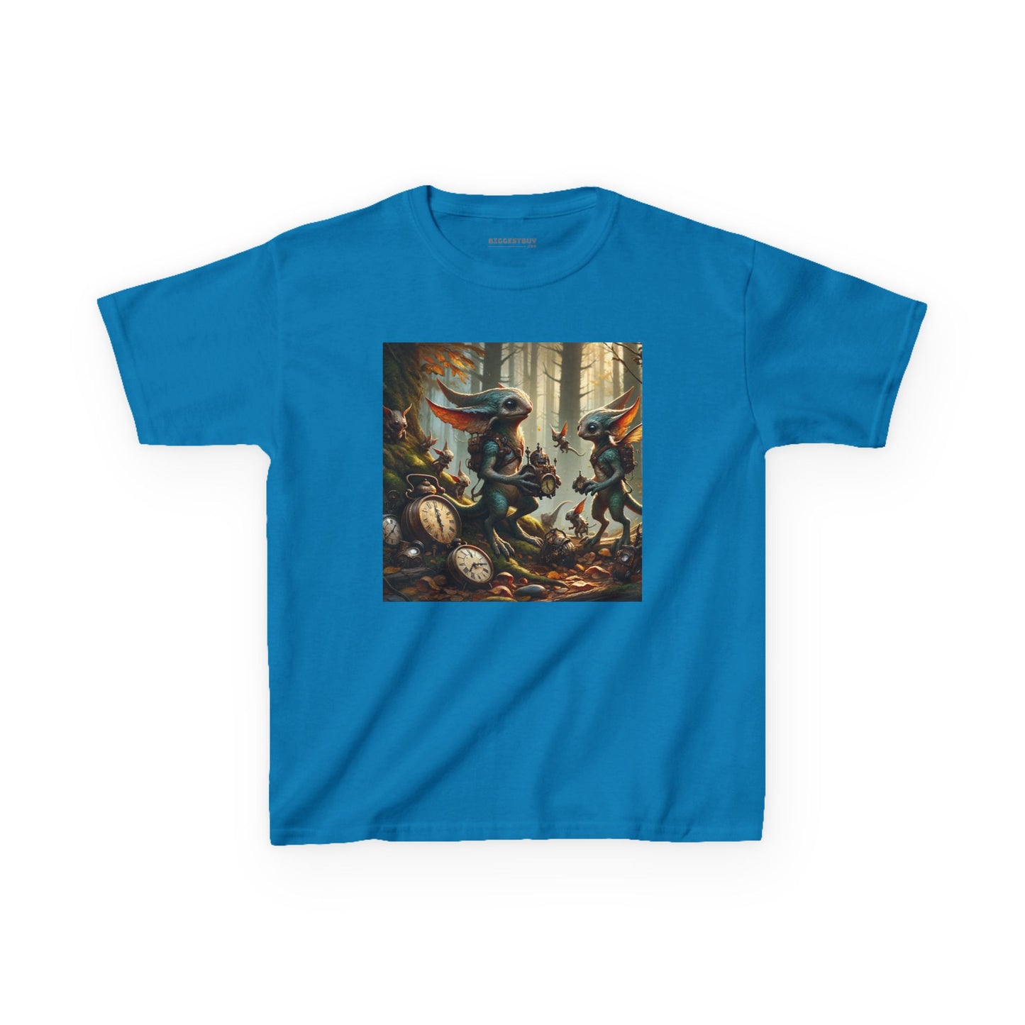T-Shirt | Koszulka dziecięca | Ciężka bawełna | Steampunk Fantasy | Leśne Pooka