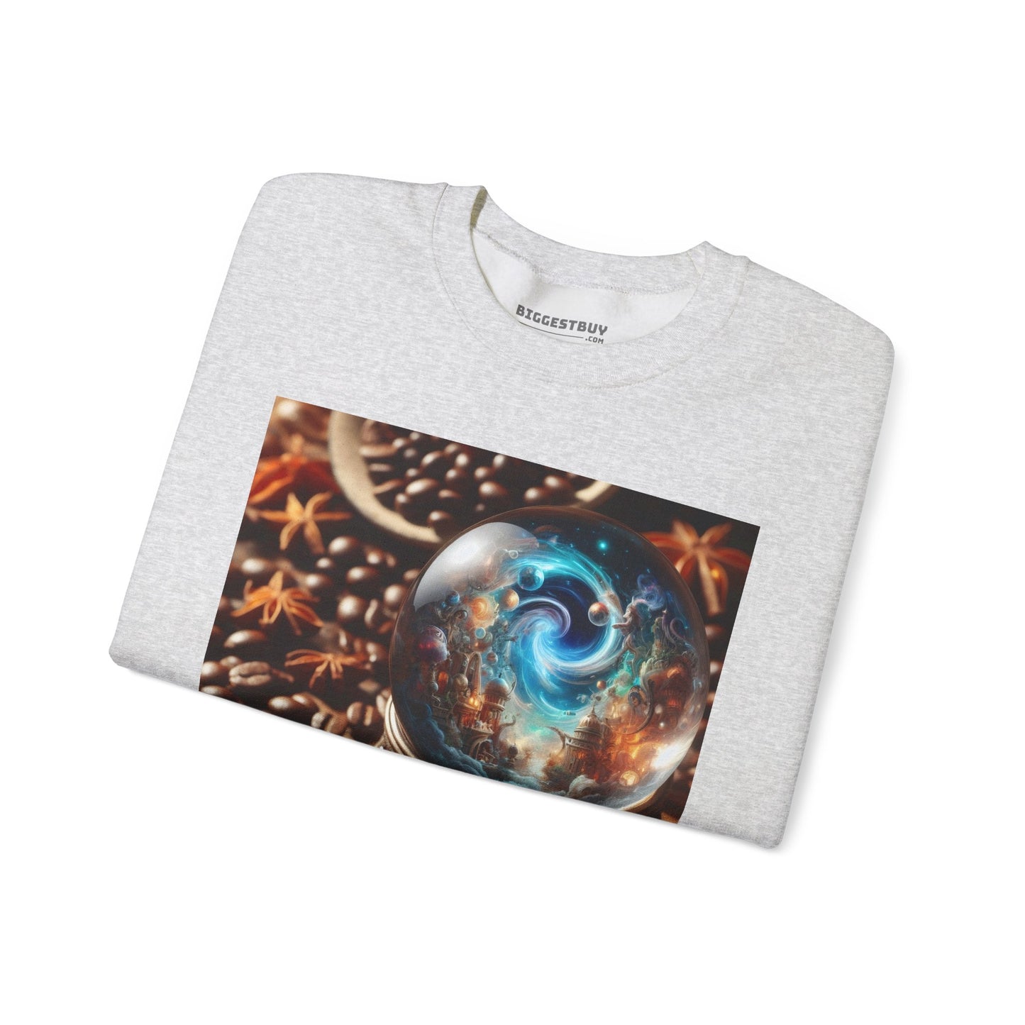Felpa | Unisex | Girocollo | Misto pesante | Cosmologia Nordica | Globo Magico