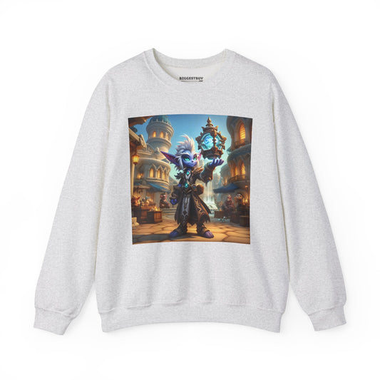 سویٹ شرٹ | یونیسیکس | کریو نیک | ہیوی بلینڈ | وقت کا جادو | گنوم کروناٹرجی | جادوگر