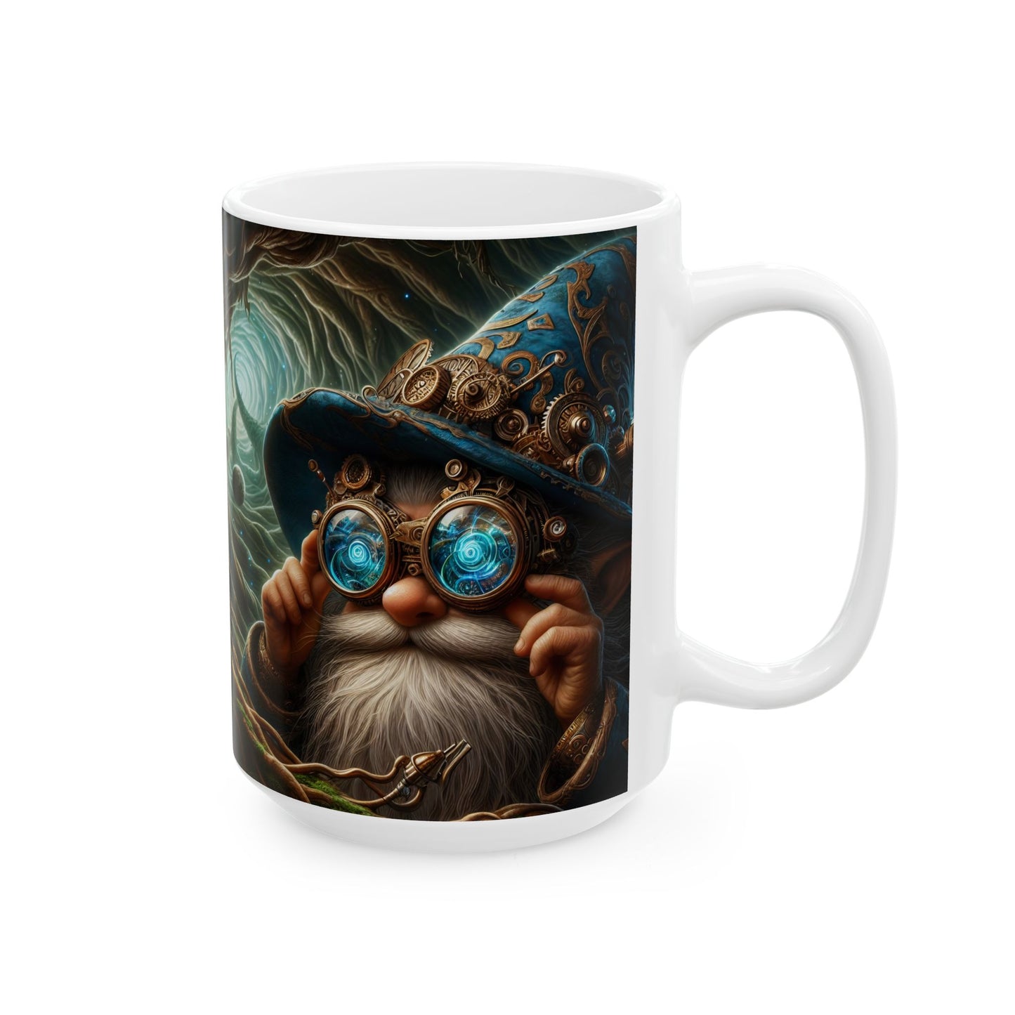 Кружка | Керамика | Белая | Скандинавское фэнтези | Свартальфар | Мастер