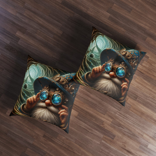 Poduszka | Poduszka podłogowa | Pikowana | Kwadratowy | Nordycka fantazja | Krasnoludzki mag