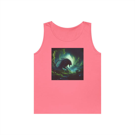 Tanktopp | Unisex | Kraftig bomull | Bioluminescent Sci-Fi | Predator