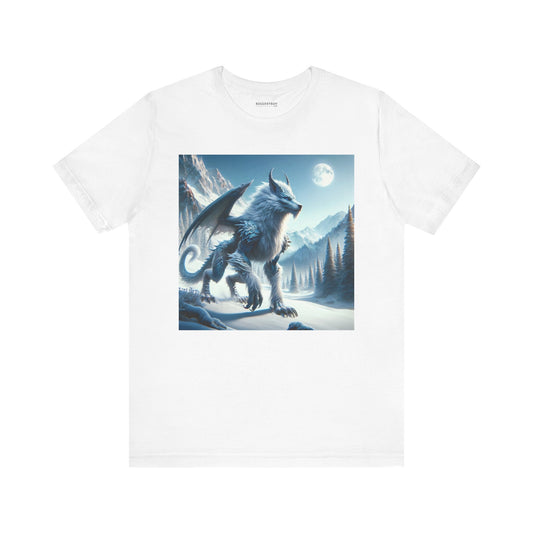 تي شيرت | للجنسين | تي شيرت جيرسي | كم قصير | أساطير نورسية | فنرير