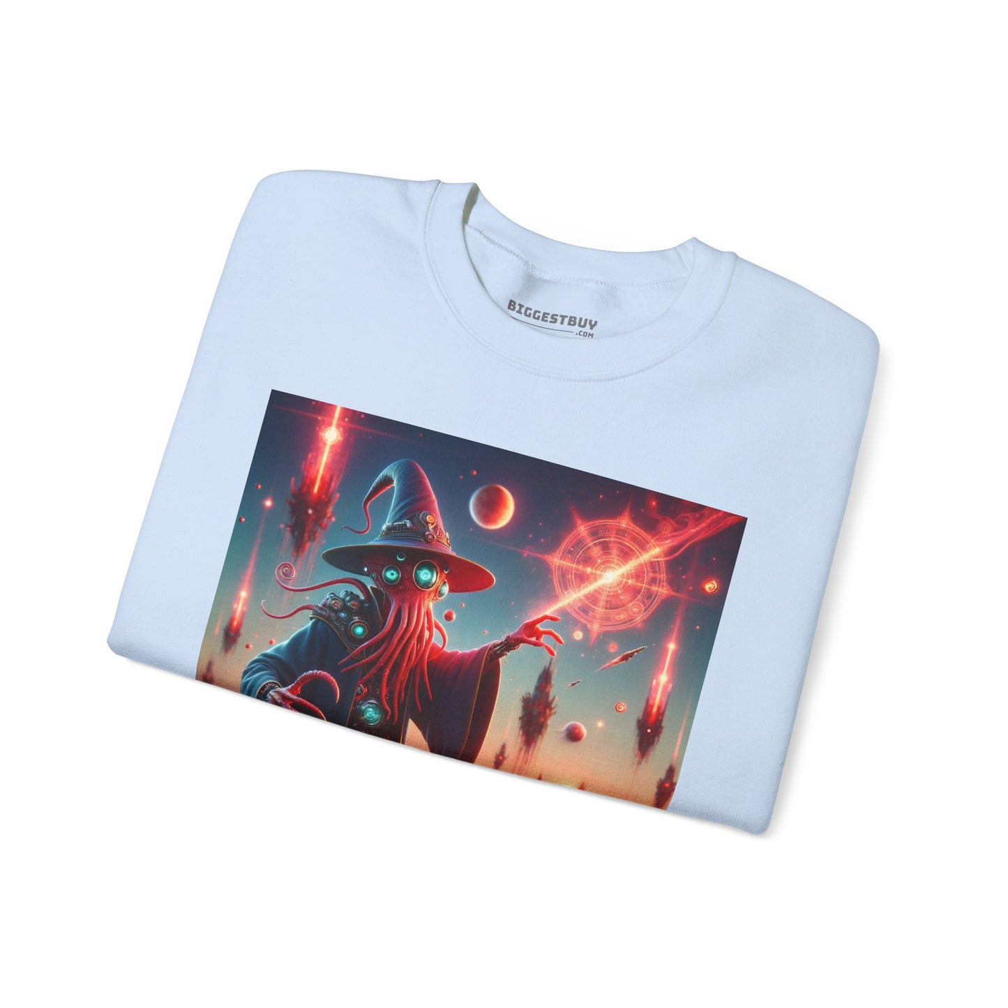 Genser | Unisex | Rund hals | Kraftig blanding | Kosmisk Skrekk | Illithid Trollmann