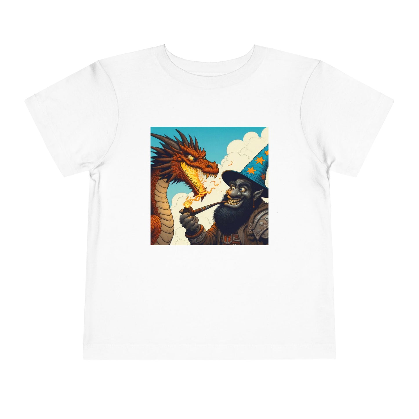T-Shirt | Toddler Tee | Short Sleeve | High Fantasy | Dragon Duel | Goblin