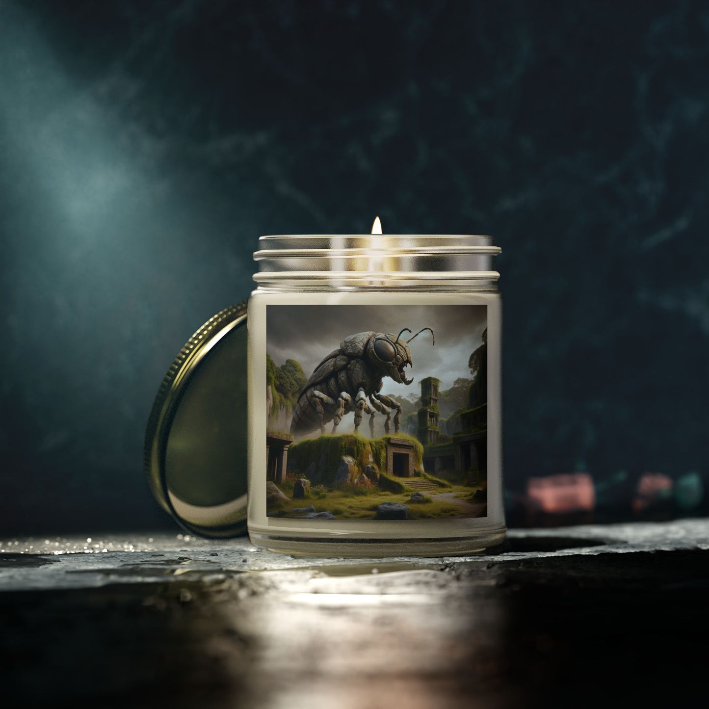 Świeca zapachowa | Biokoszmar | Skarabeusz | Zielony