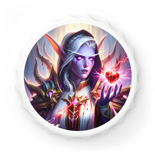 Flessenopener | Fantasy | Elfenmagie | Paarse Elf