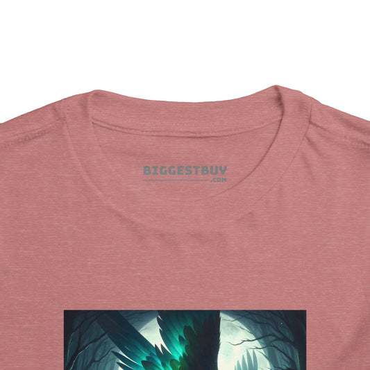 ٹی شرٹ | چھوٹا بچہ ٹی | مختصر بازو | اساطیری فینٹسی | ڈریگن | ریشمی پر