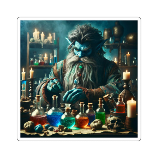 Adesivo | Quadrado | Alquimia Mística | Djinn | Poções