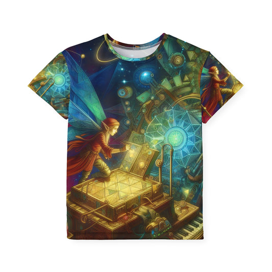 Sportshirt | Kinderen | Mystieke Elementen | Sylph Puzzel