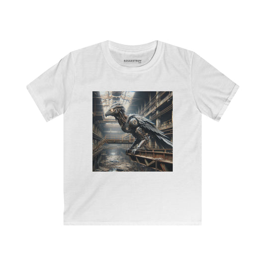 Camiseta | Camiseta Infantil | Softstyle | Steampunk | Retrofuturismo | Corvo