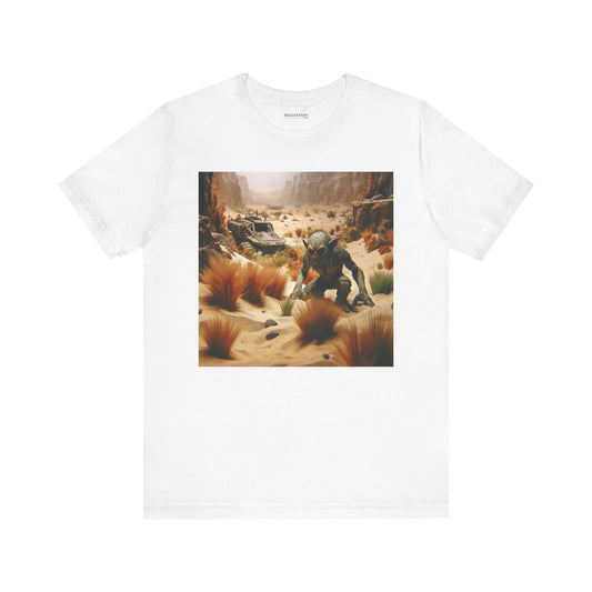 Camiseta | Unissex | Camiseta Jersey | Manga Curta | Ficção Pós-Apocalíptica | Duende