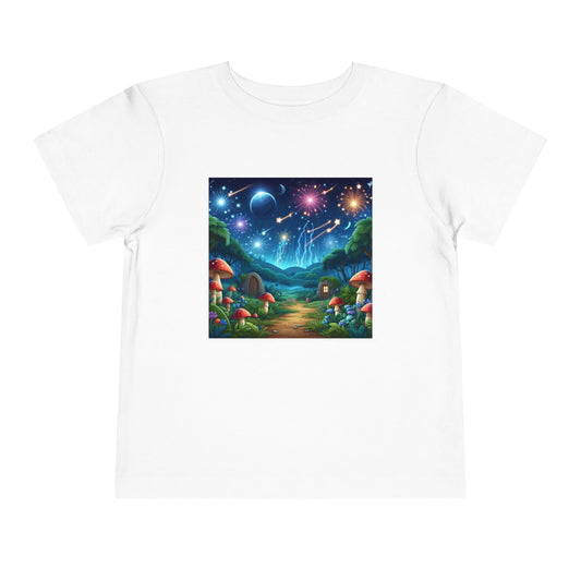 Tシャツ | 幼児用Tシャツ | 半袖 | ファンタジー世界観 | 魔法のキノコの家