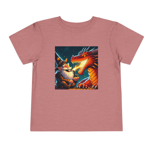 Tシャツ | 幼児用Tシャツ | 半袖 | ハイファンタジー | ドラゴンスレイヤー | 魔法対決
