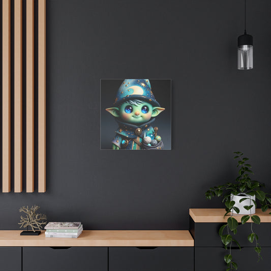 Lerret | Matt | Kosmisk Alvekunst | Fantasidukke