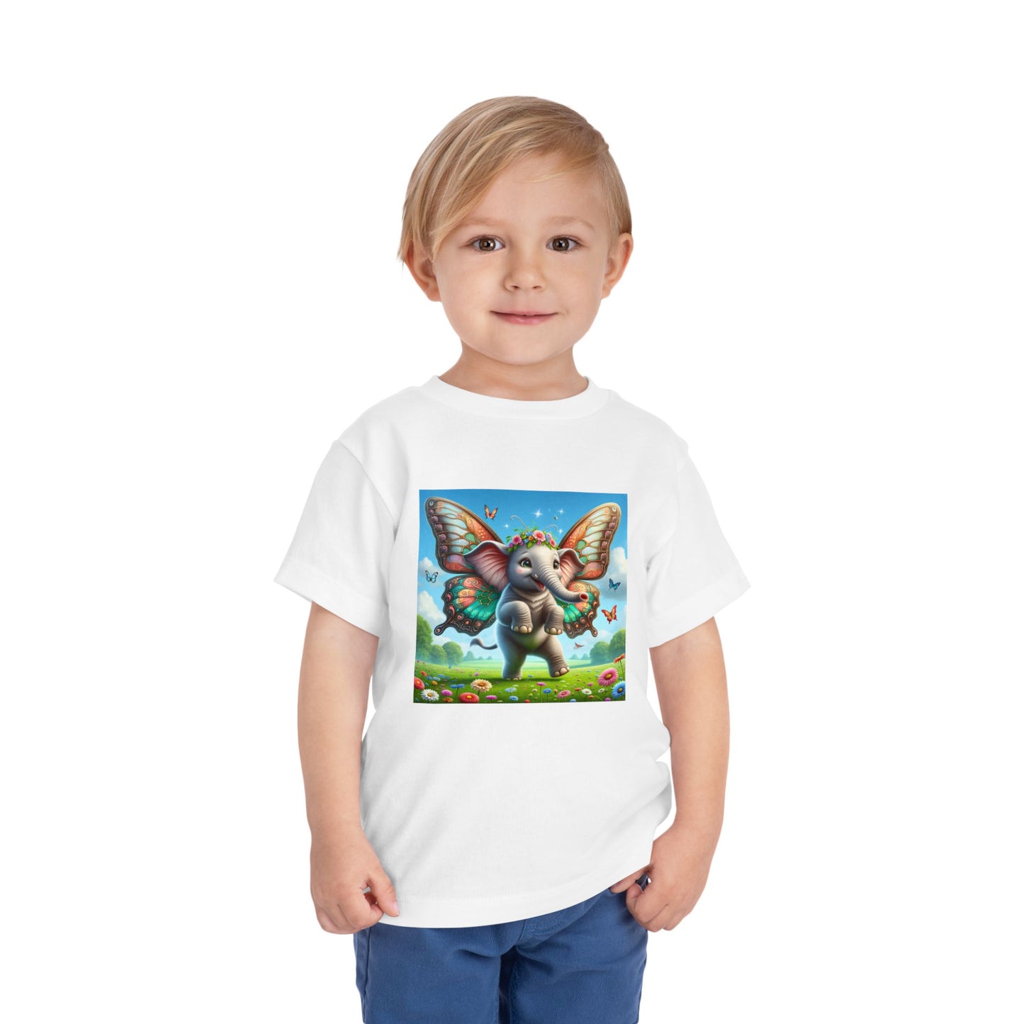 T-Shirt | Koszulka dla malucha | Krótki rękaw | Baśniowa fauna | Airavata | Słonik