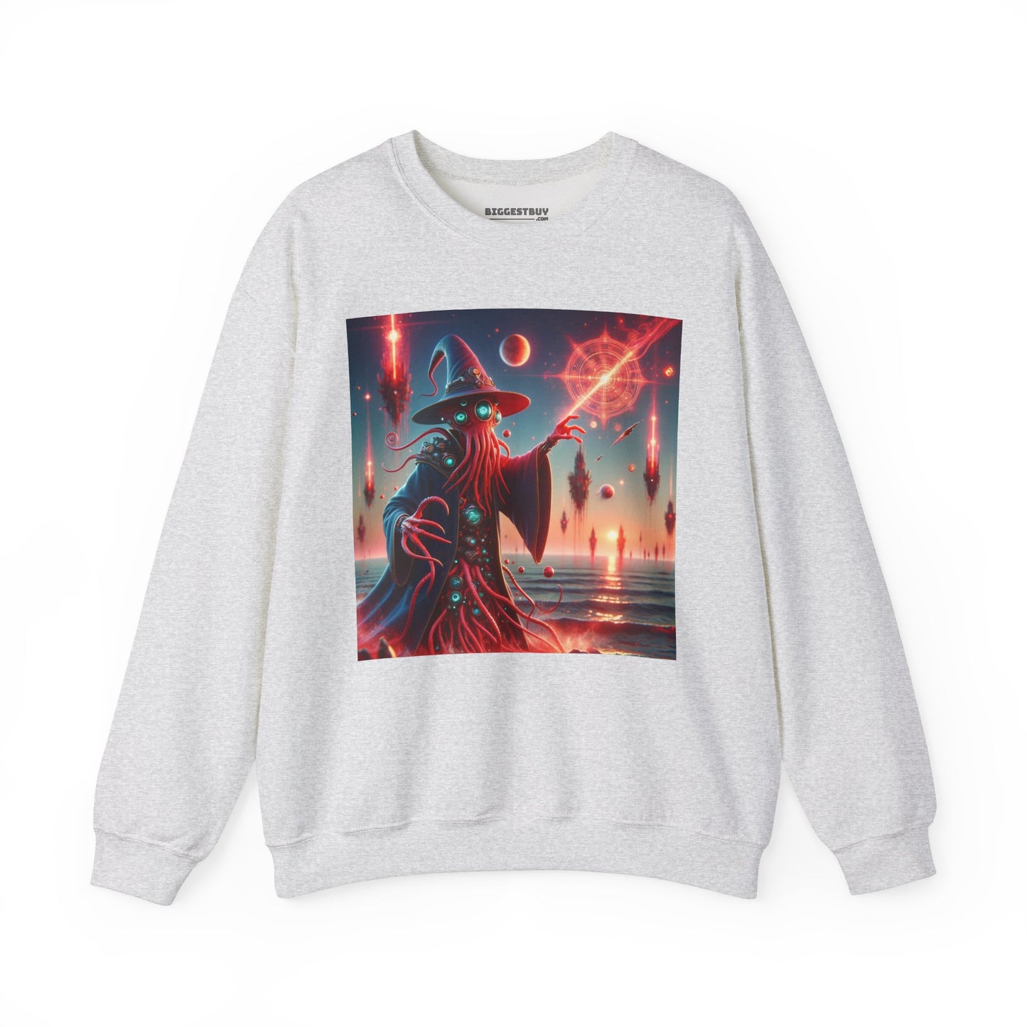 Genser | Unisex | Rund hals | Kraftig blanding | Kosmisk Skrekk | Illithid Trollmann