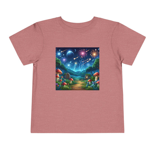 Tシャツ | 幼児用Tシャツ | 半袖 | ファンタジー世界観 | 魔法のキノコの家