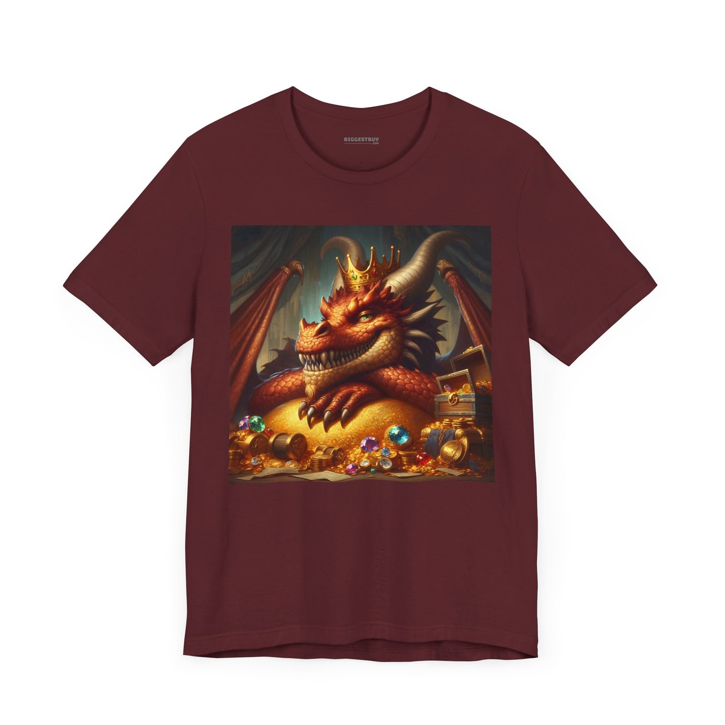 T-Shirt | Unisex | Koszulka dżersejowa | Krótki rękaw | Nordycka Mitologia | Fafnir | Smok