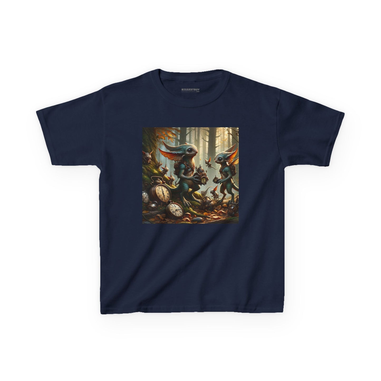 T-Shirt | Koszulka dziecięca | Ciężka bawełna | Steampunk Fantasy | Leśne Pooka